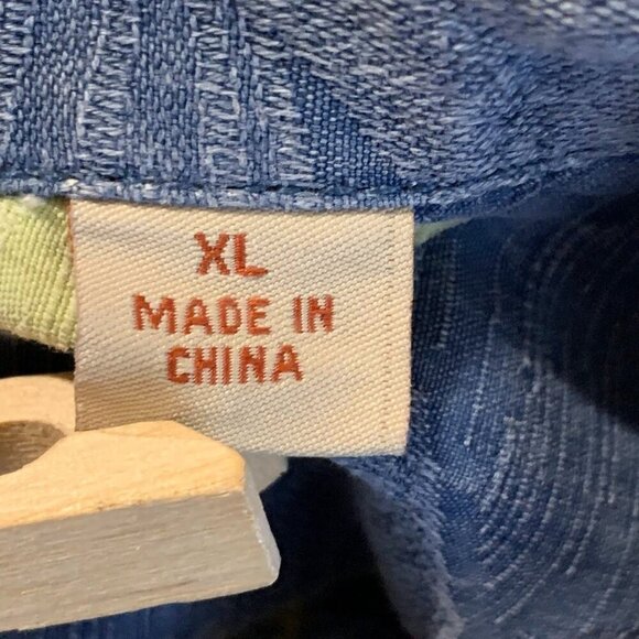 Tommy Bahama Men's Hawaiian Tropical Floral 100% Silk Short Sleeve Camp Shirt - Picture 7 of 11